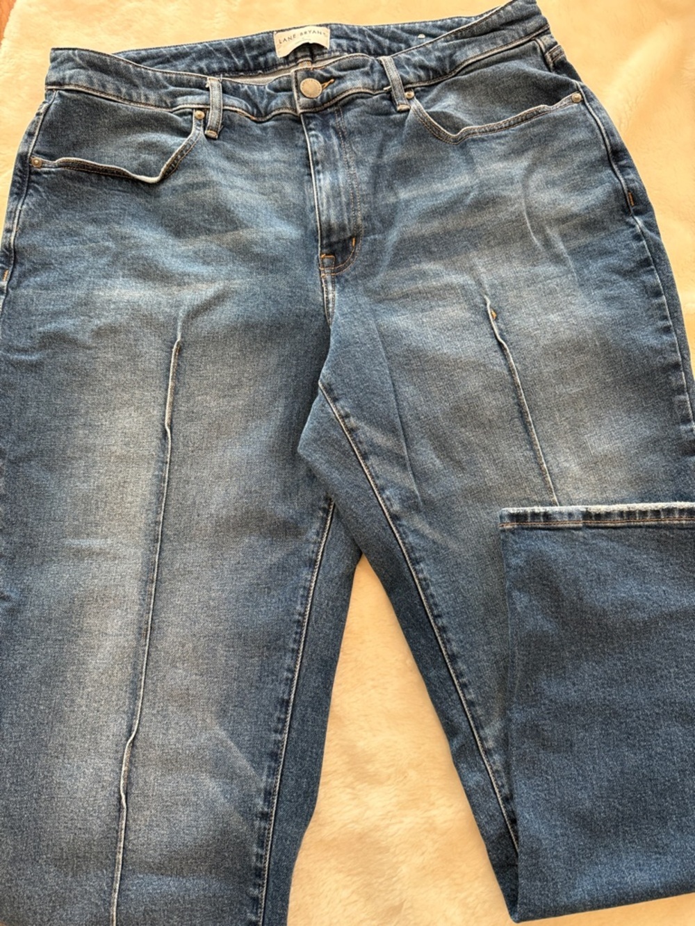 Lane Bryant Flex Magic Waistband Signature Fit Mid-Rise Relaxed Straight Size 16
